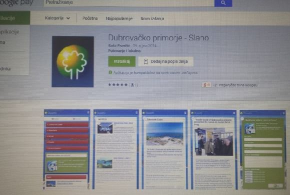 Turistička zajednica općine Dubrovačko primorje od nedavno ima i mobilnu aplikaciju . 